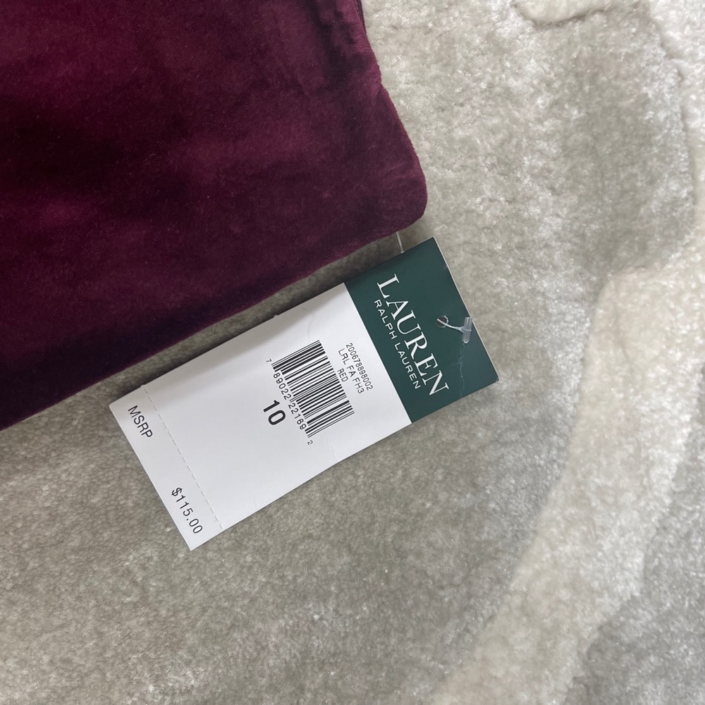 NWT Lauren by Ralph Lauren Velour Track Suit - Picture 5 of 5